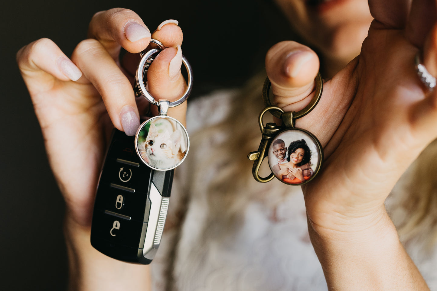 Custom Photo Gift Keychain Bag Charm Personalized Keychain Custom Photo Personalized Photo Keychain Custom Keychain Picture Keychain