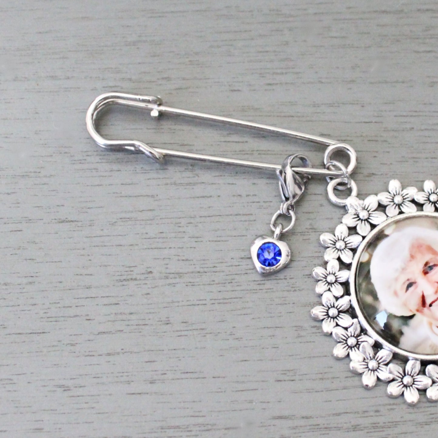 Something Blue Bouquet Charm