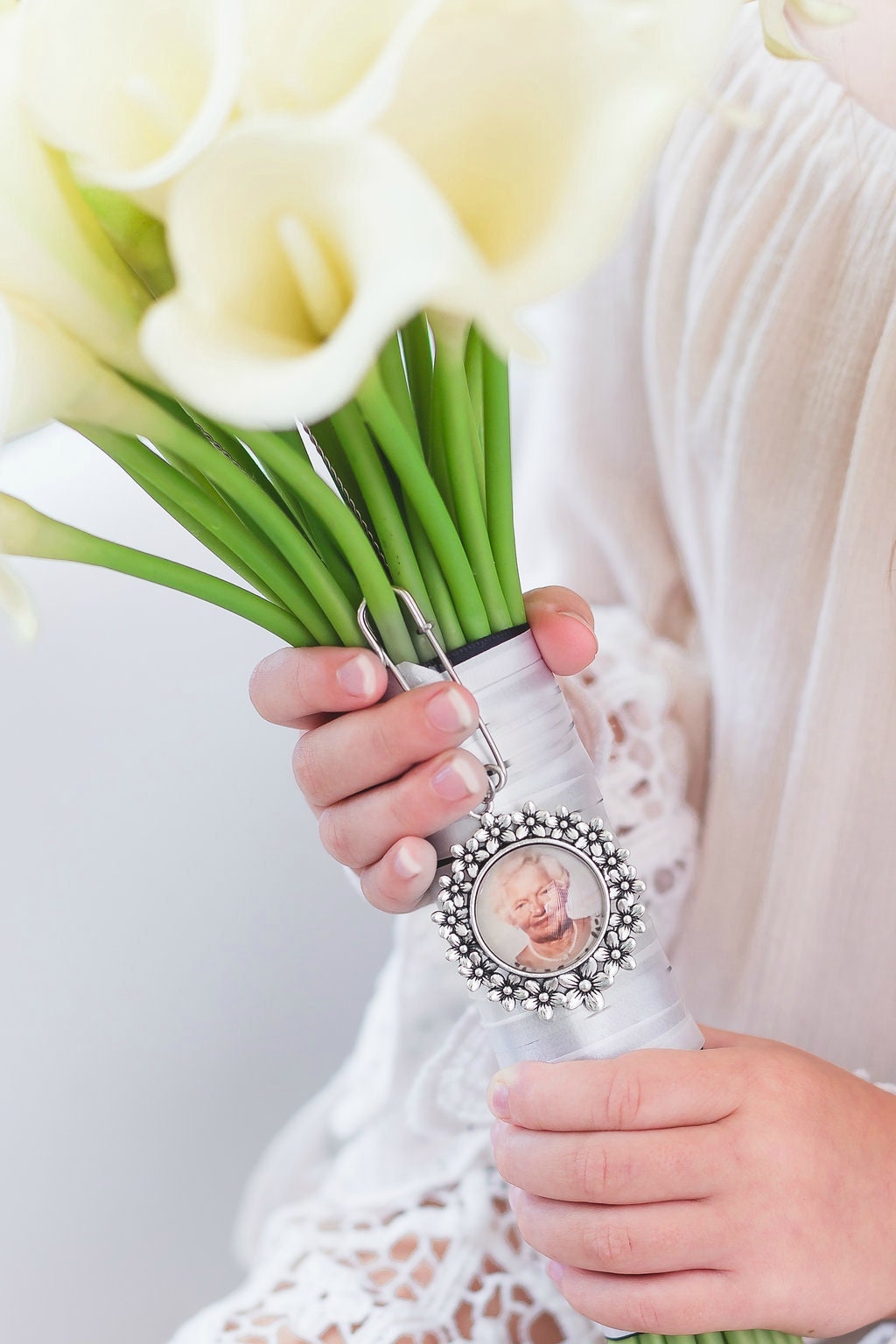 Bridal Bouquet Photo Charm