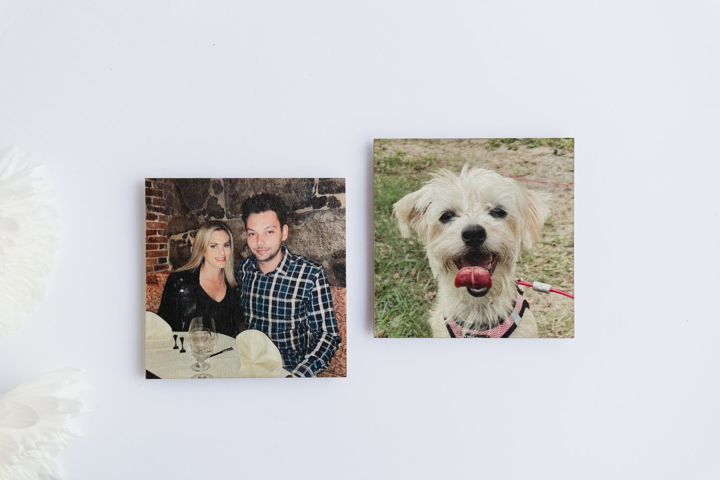 Wood Coasters Personalized Pictures