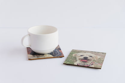 Wood Coasters Personalized Pictures