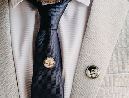 Personalized Tie Tack Brooch Lapel Pin