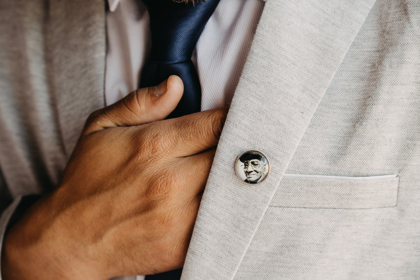 Personalized Tie Tack Brooch Lapel Pin