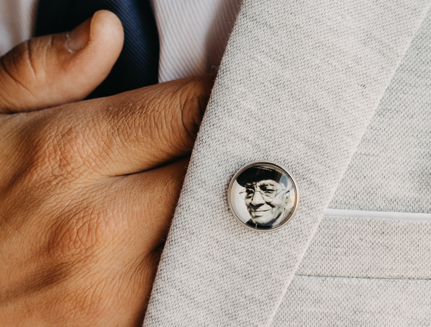 Personalized Tie Tack Brooch Lapel Pin