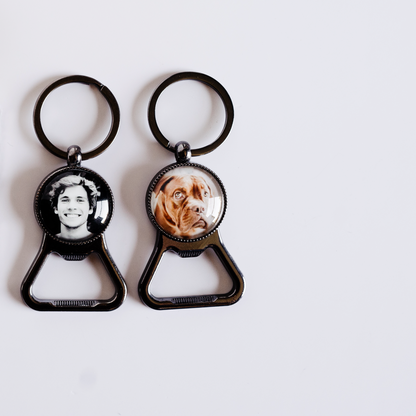 Bottle Opener Custom Photo Keychain