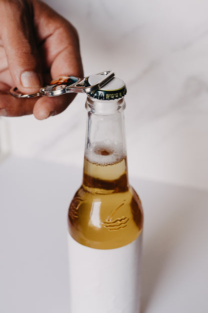 Bottle Opener Custom Photo Keychain