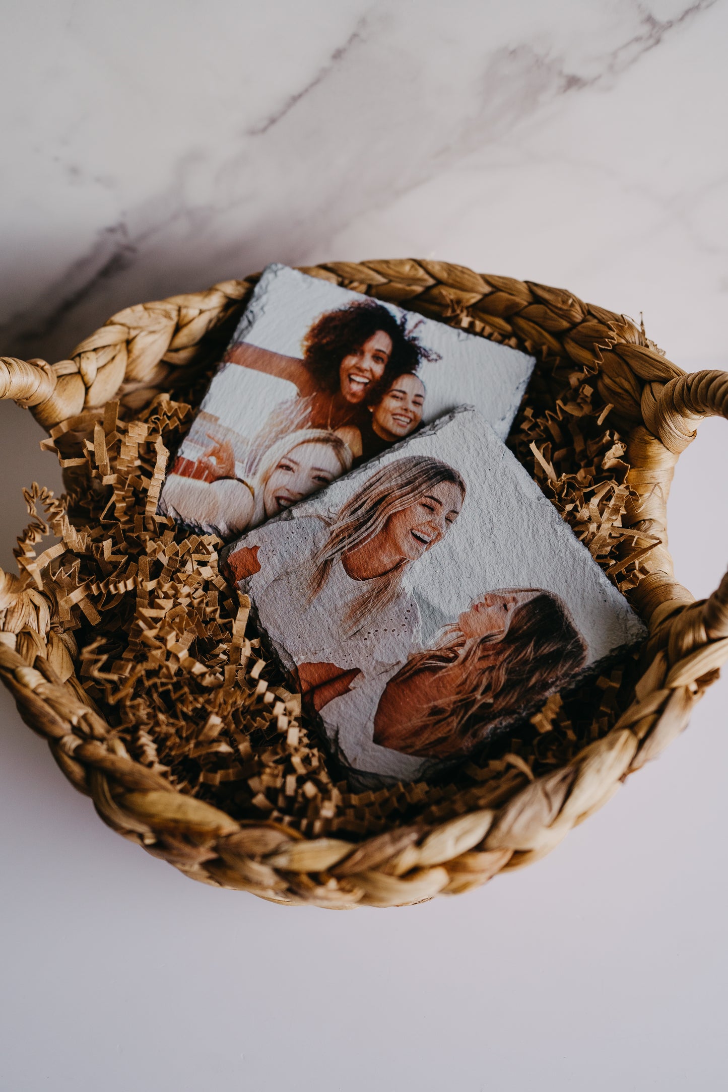 Photo Coasters Slate Stone Personalized