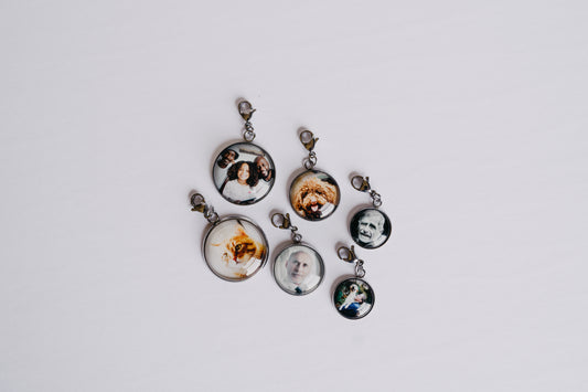 Personalized Photo Charm Silver