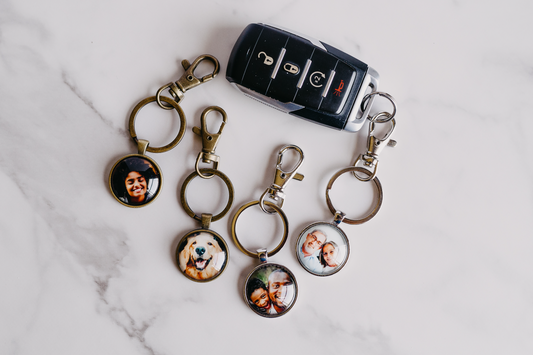 Custom Photo Gift Keychain Bag Charm Personalized Keychain Custom Photo Personalized Photo Keychain Custom Keychain Picture Keychain