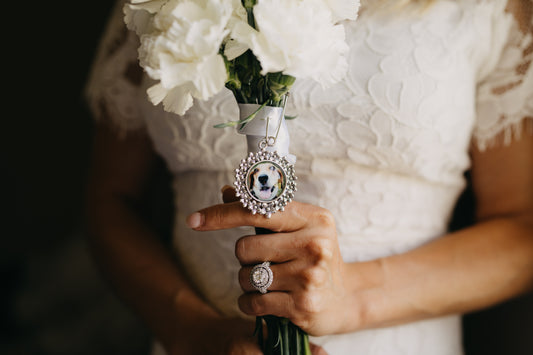 Bridal Bouquet Photo Charm