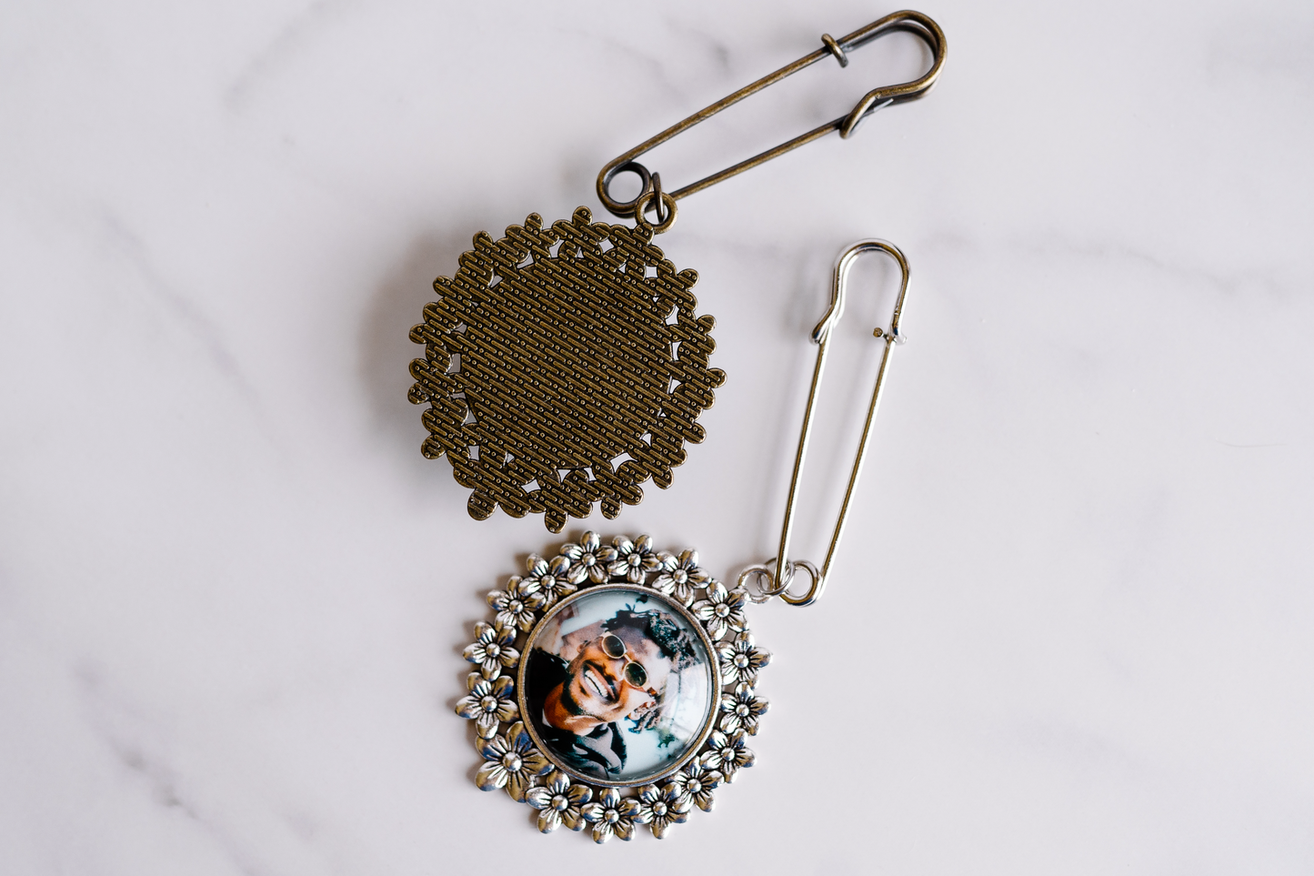 Bridal Bouquet Photo Charm