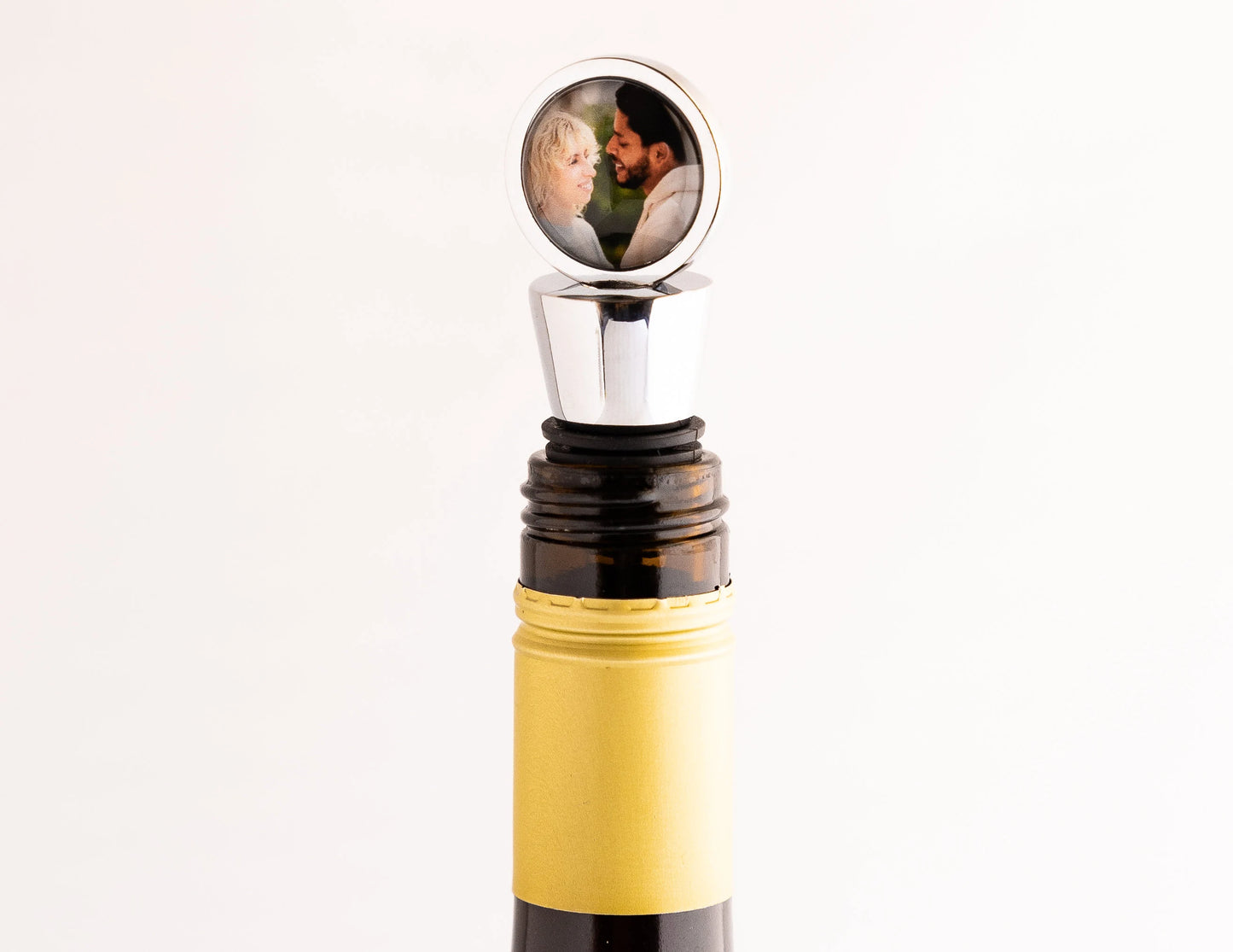 Personalized Wine Bottle Stopper, Custom Photo Wine Stopper, Photo Wine Gift