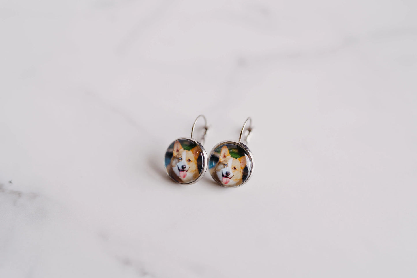 Photo Dangle Earrings Personalized