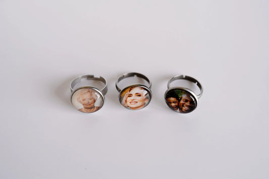 Photo Ring Adjustable and Personalized