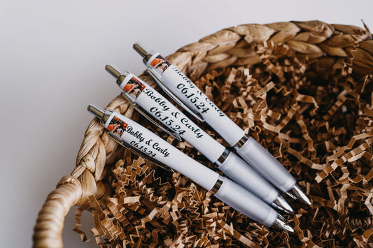 Wedding Favor Pens, Photo Wedding Favors