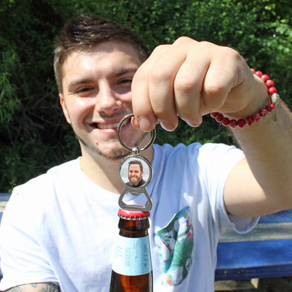 Bottle Opener Custom Photo Keychain