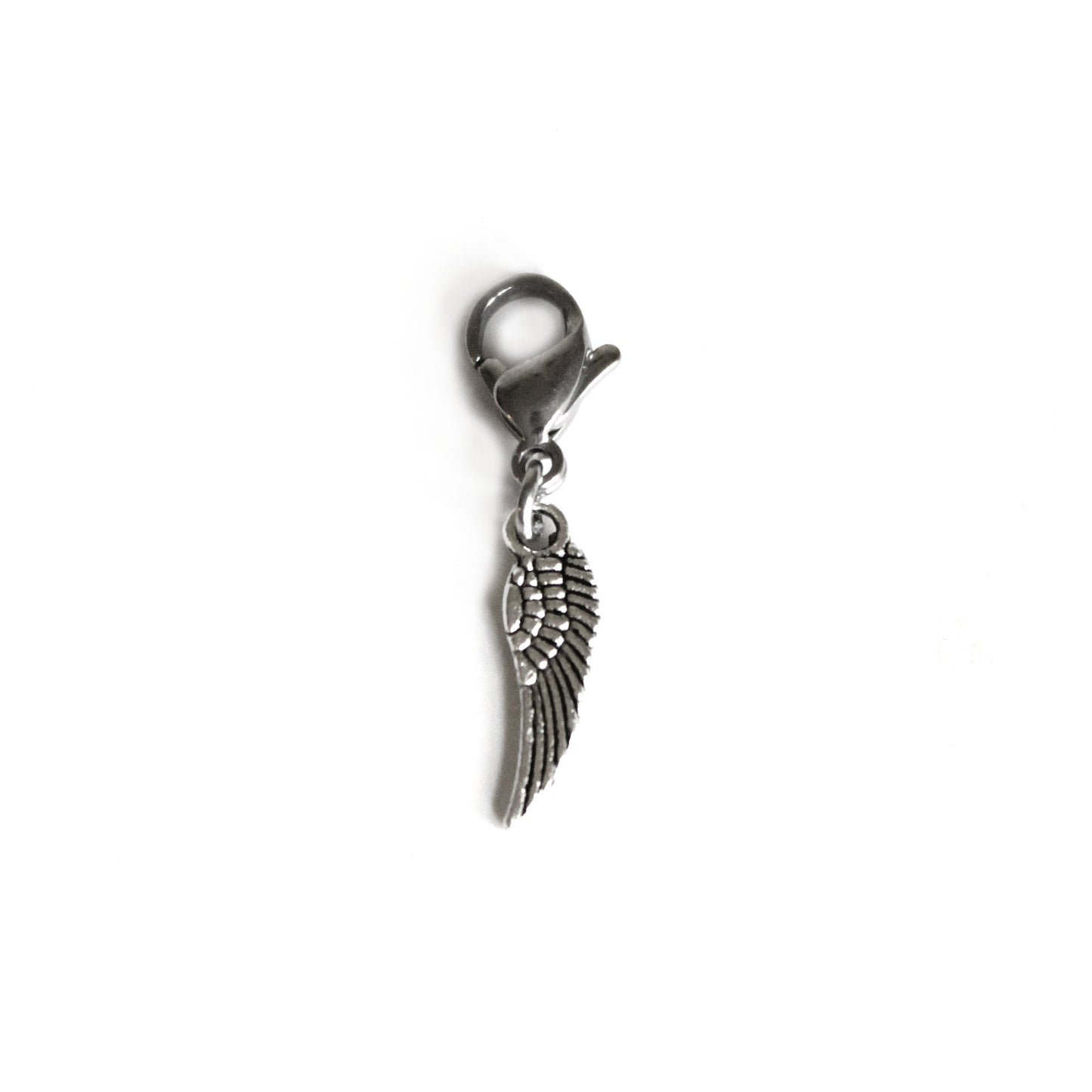 Angel Wing Bracelet Charm, Memorial Angel Wing Charm For Bracelet