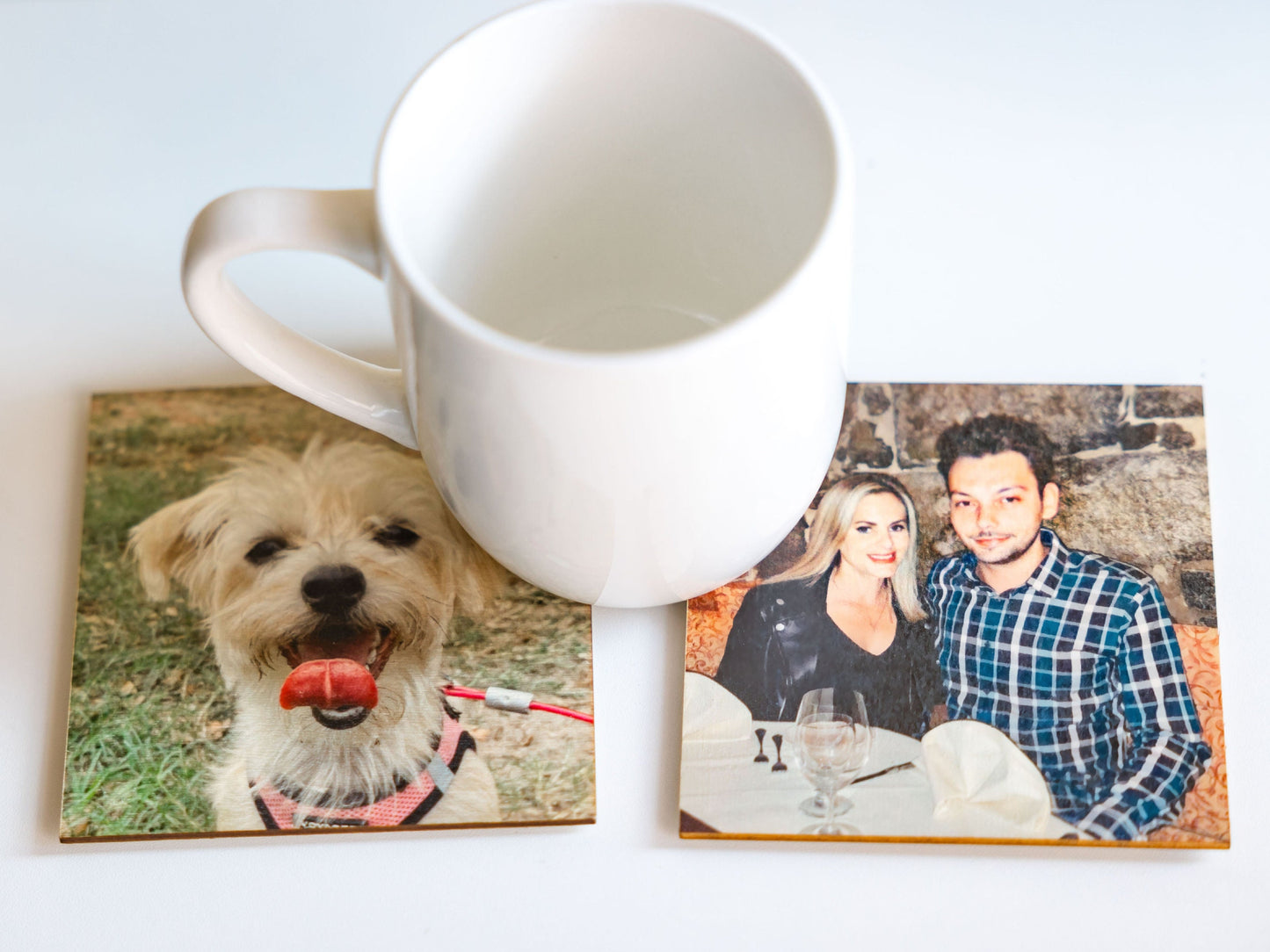 Wood Coasters Personalized Pictures