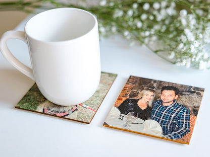 Wood Coasters Personalized Pictures