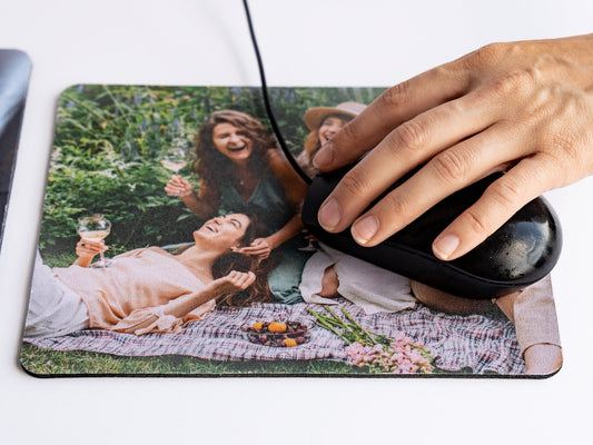 Mousepad Using A Personalized Photo