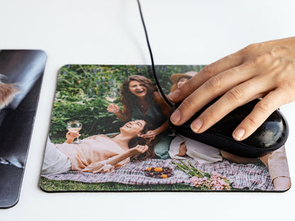Mousepad Using A Personalized Photo